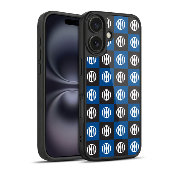 Fc Internazionale Milano Patterns Crest Gel Armour Case For Apple iPhone 16