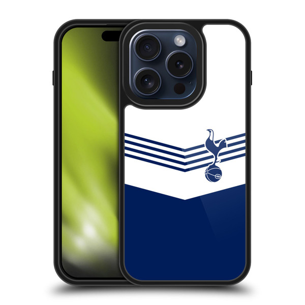 Tottenham Hotspur F.C. Badge 1978 Stripes Gel Armour Case For Apple iPhone 15 Pro