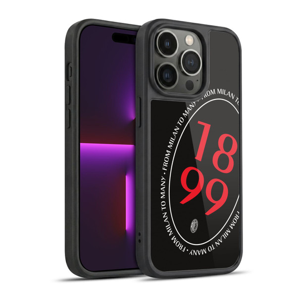 AC Milan Art 1899 Oversized Gel Armour Case For Apple iPhone 14 Pro