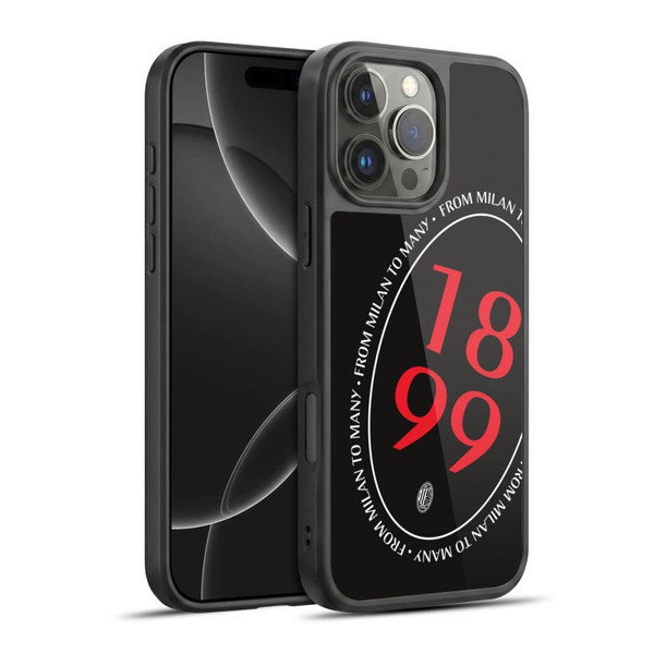 AC Milan Art 1899 Oversized Gel Armour Case For Apple iPhone 16 Pro Max