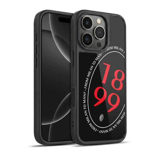 AC Milan Art 1899 Oversized Gel Armour Case For Apple iPhone 16 Pro