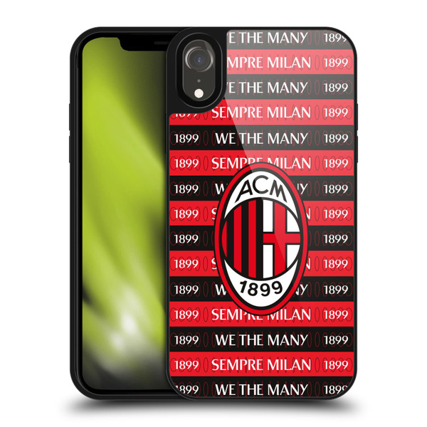 AC Milan Art Milan 1899 Gel Armour Case For Apple iPhone XR