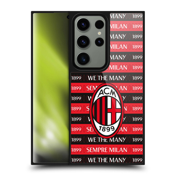 AC Milan Art Milan 1899 Gel Armour Case For Samsung Galaxy S24 Ultra 5G