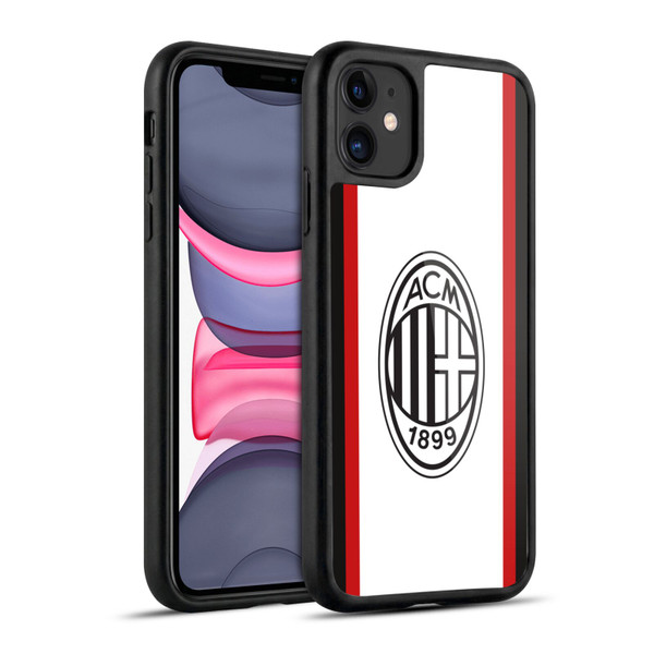 AC Milan 2024/25 Crest Kit Away Gel Armour Case For Apple iPhone 11