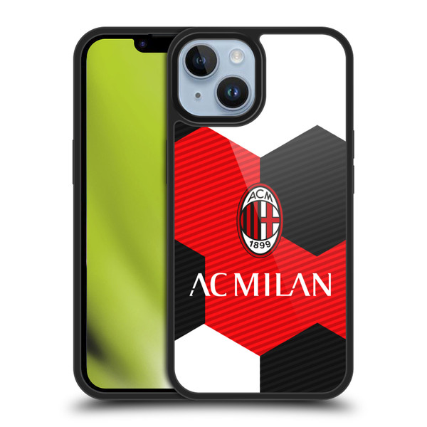 AC Milan Crest Ball Gel Armour Case For Apple iPhone 14