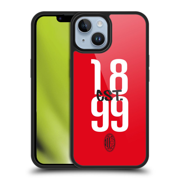 AC Milan Graphics Est. 1899 Gel Armour Case For Apple iPhone 14