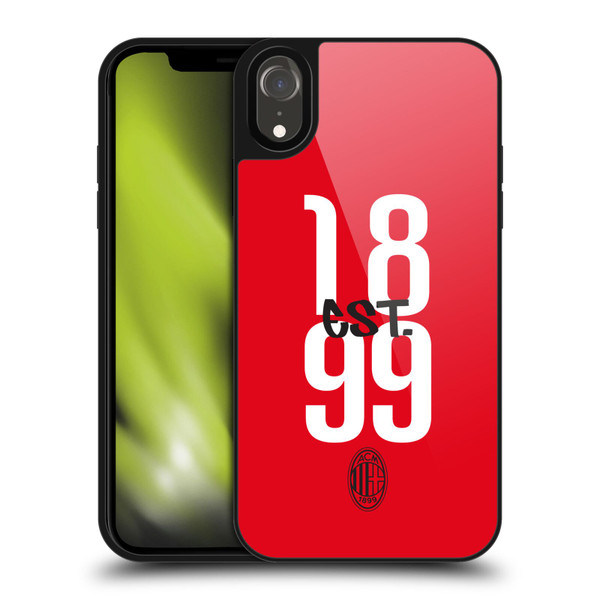 AC Milan Graphics Est. 1899 Gel Armour Case For Apple iPhone XR