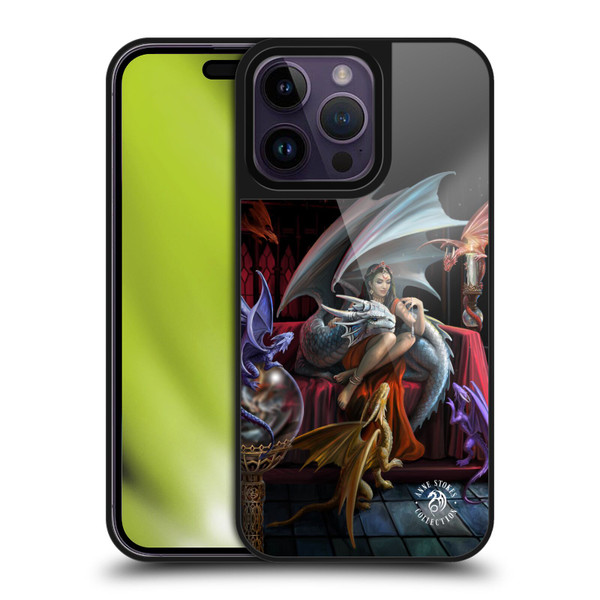 Anne Stokes Mix Fantasy Art Dragon Charm Gel Armour Case For Apple iPhone 14 Pro Max