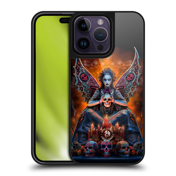Anne Stokes Mix Fantasy Art Skull Fairy Gel Armour Case For Apple iPhone 14 Pro Max