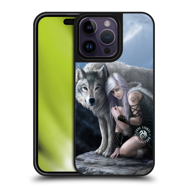 Anne Stokes Wolves Protector Gel Armour Case For Apple iPhone 14 Pro Max