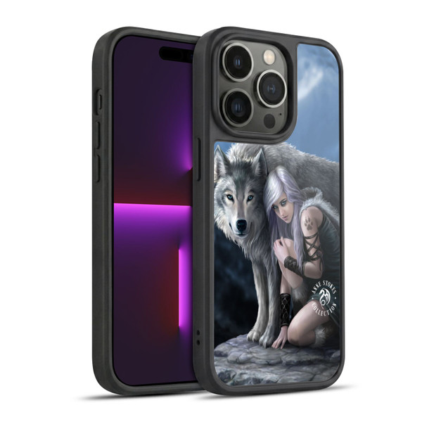 Anne Stokes Wolves Protector Gel Armour Case For Apple iPhone 14 Pro
