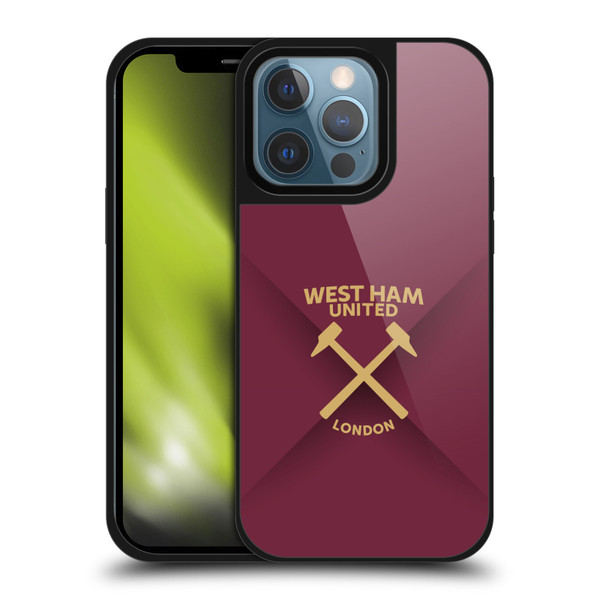 West Ham United FC Hammer Marque Kit Gradient Gel Armour Case For Apple iPhone 13 Pro