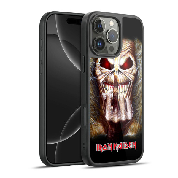 Iron Maiden Art Candle Finger Gel Armour Case For Apple iPhone 16 Pro Max