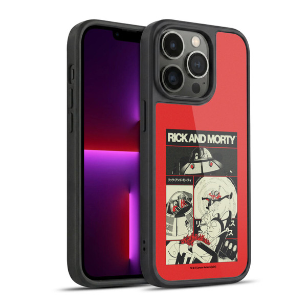 Rick And Morty Duo Graphics The Space Cruiser Collage Gel Armour Case For Apple iPhone 13 Pro