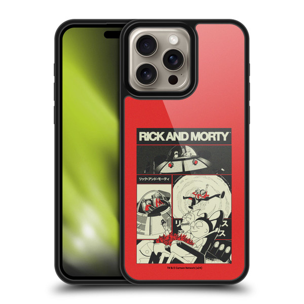 Rick And Morty Duo Graphics The Space Cruiser Collage Gel Armour Case For Apple iPhone 16 Pro Max
