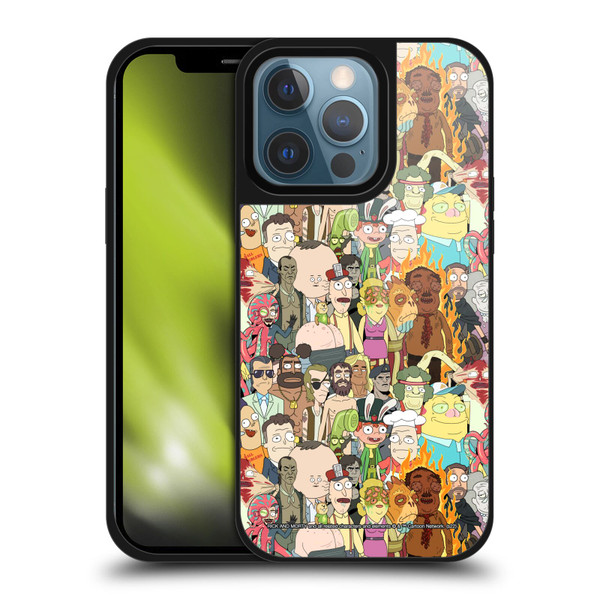 Rick And Morty Season 3 Graphics Interdimensional Space Cable Gel Armour Case For Apple iPhone 13 Pro