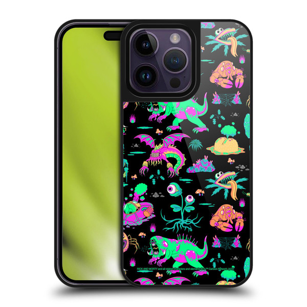 Rick And Morty Season 3 Graphics Aliens Gel Armour Case For Apple iPhone 14 Pro Max