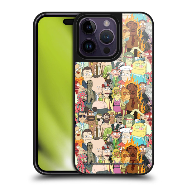 Rick And Morty Season 3 Graphics Interdimensional Space Cable Gel Armour Case For Apple iPhone 14 Pro Max