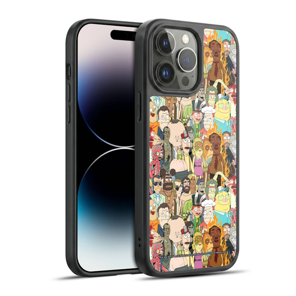Rick And Morty Season 3 Graphics Interdimensional Space Cable Gel Armour Case For Apple iPhone 14 Pro Max