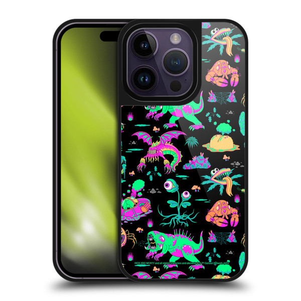 Rick And Morty Season 3 Graphics Aliens Gel Armour Case For Apple iPhone 14 Pro
