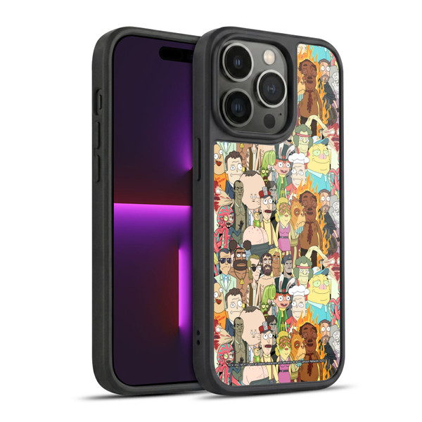Rick And Morty Season 3 Graphics Interdimensional Space Cable Gel Armour Case For Apple iPhone 14 Pro