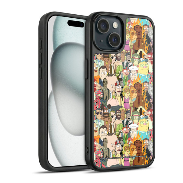 Rick And Morty Season 3 Graphics Interdimensional Space Cable Gel Armour Case For Apple iPhone 15