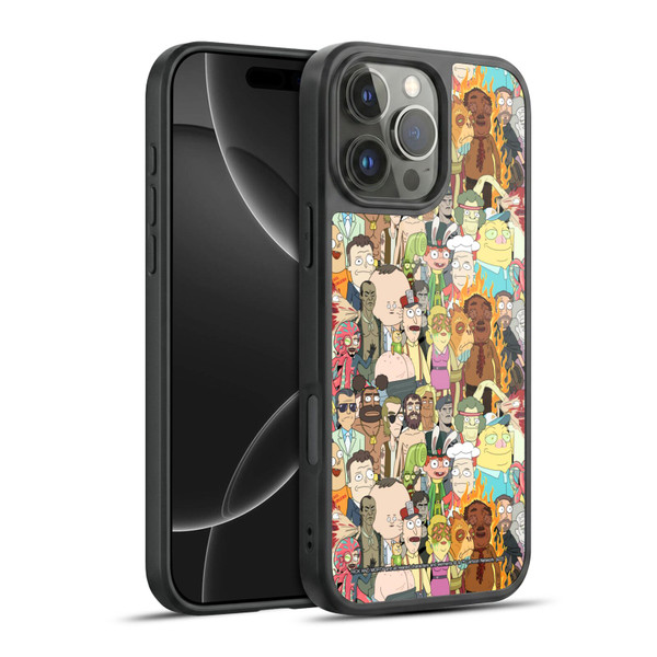Rick And Morty Season 3 Graphics Interdimensional Space Cable Gel Armour Case For Apple iPhone 16 Pro Max