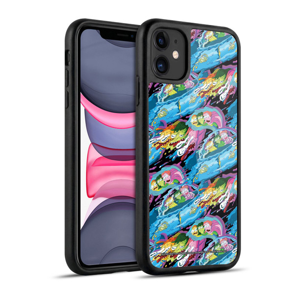 Rick And Morty Season 5 Graphics Warp Pattern Gel Armour Case For Apple iPhone 11