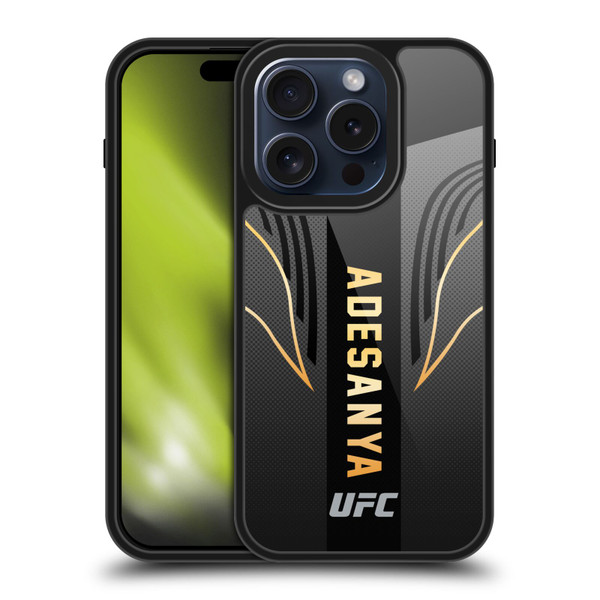 UFC Israel Adesanya Fighter Kit Gel Armour Case For Apple iPhone 15 Pro