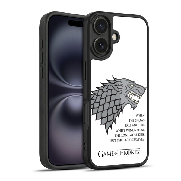 HBO Game of Thrones Graphics White Winds Gel Armour Case For Apple iPhone 16
