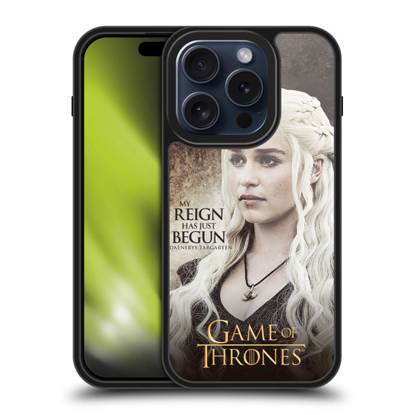 HBO Game of Thrones Character Quotes Daenerys Targaryen Gel Armour Case For Apple iPhone 15 Pro