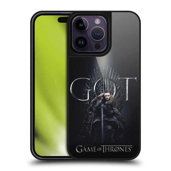 HBO Game of Thrones Season 8 For The Throne 1 Jon Snow Gel Armour Case For Apple iPhone 14 Pro Max