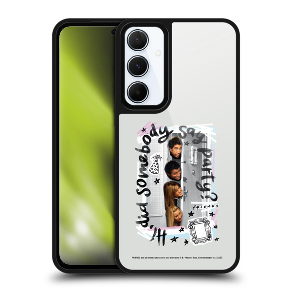 Friends TV Show Doodle Art Somebody Say Party Gel Armour Case For Samsung Galaxy A55 5G