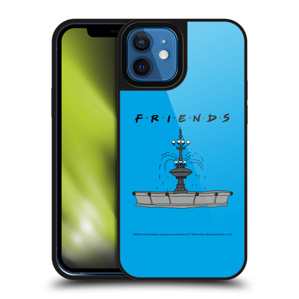 Friends TV Show Iconic Fountain Gel Armour Case For Apple iPhone 12 / iPhone 12 Pro
