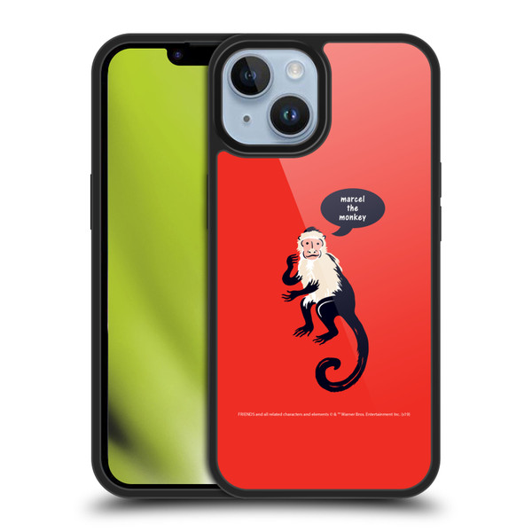 Friends TV Show Iconic Marcel The Monkey Gel Armour Case For Apple iPhone 14