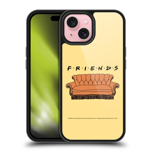 Friends TV Show Iconic Couch Gel Armour Case For Apple iPhone 15