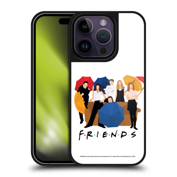 Friends TV Show Key Art Logo Opening Sequence Gel Armour Case For Apple iPhone 14 Pro