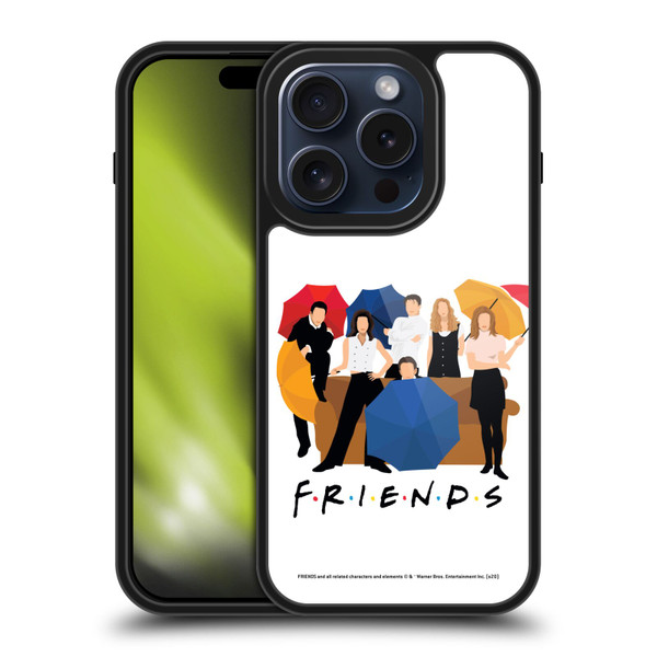 Friends TV Show Key Art Logo Opening Sequence Gel Armour Case For Apple iPhone 15 Pro