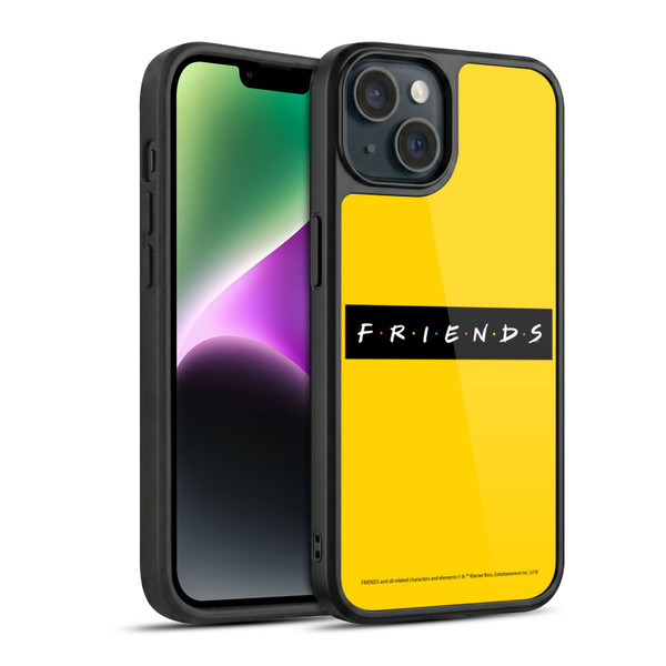 Friends TV Show Logos Pattern Gel Armour Case For Apple iPhone 14