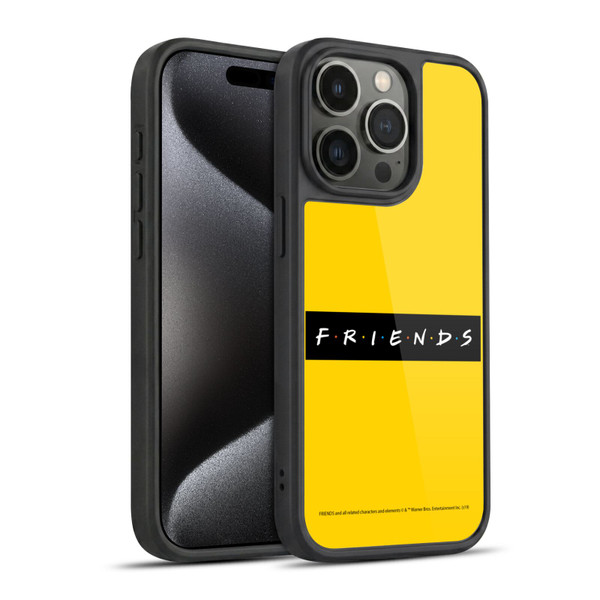 Friends TV Show Logos Pattern Gel Armour Case For Apple iPhone 15 Pro