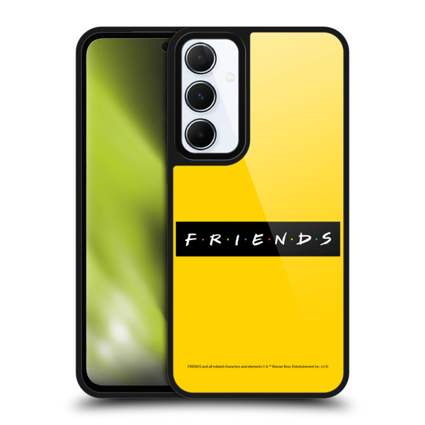 Friends TV Show Logos Pattern Gel Armour Case For Samsung Galaxy A55 5G