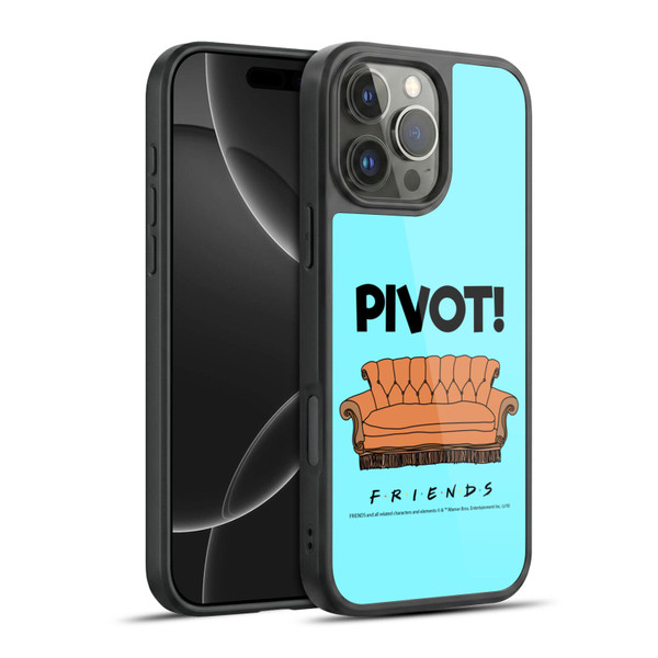 Friends TV Show Quotes Pivot Gel Armour Case For Apple iPhone 16 Pro Max