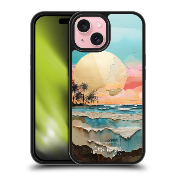 Nature Magick Various Collection Moon Tides Gel Armour Case For Apple iPhone 15