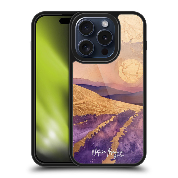 Nature Magick Various Collection Mauve Land Gel Armour Case For Apple iPhone 15 Pro