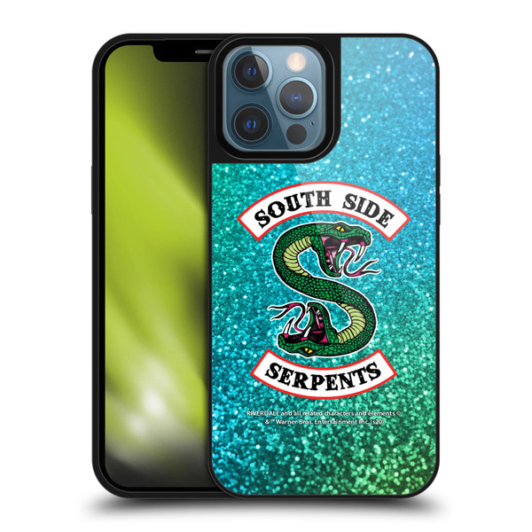 Riverdale South Side Serpents Glitter Print Logo Gel Armour Case For Apple iPhone 13 Pro Max
