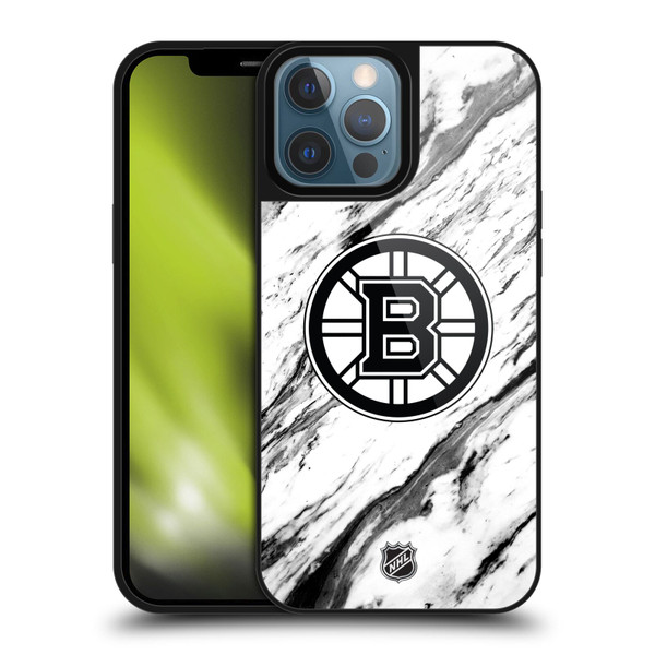 NHL Boston Bruins Marble Gel Armour Case For Apple iPhone 13 Pro Max NHL Boston Bruins Marble Gel Armour Case For Apple iPhone 13 Pro Max