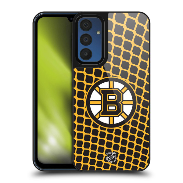 NHL Boston Bruins Net Pattern Gel Armour Case For Samsung Galaxy A15