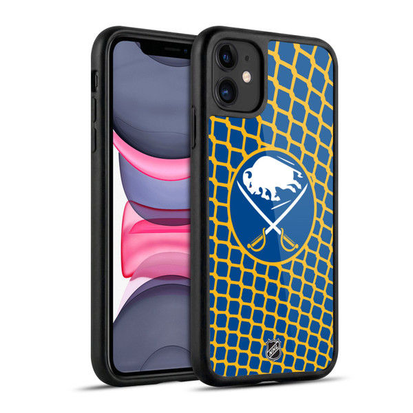 NHL Buffalo Sabres Net Pattern Gel Armour Case For Apple iPhone 11