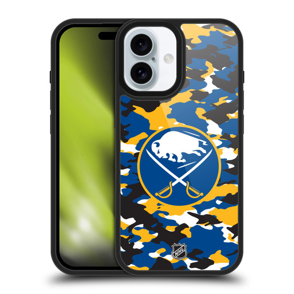 NHL Buffalo Sabres Camouflage Gel Armour Case For Apple iPhone 16