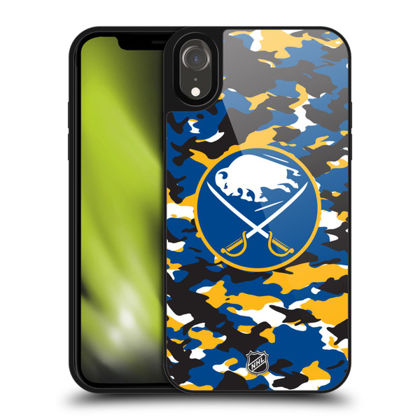 NHL Buffalo Sabres Camouflage Gel Armour Case For Apple iPhone XR